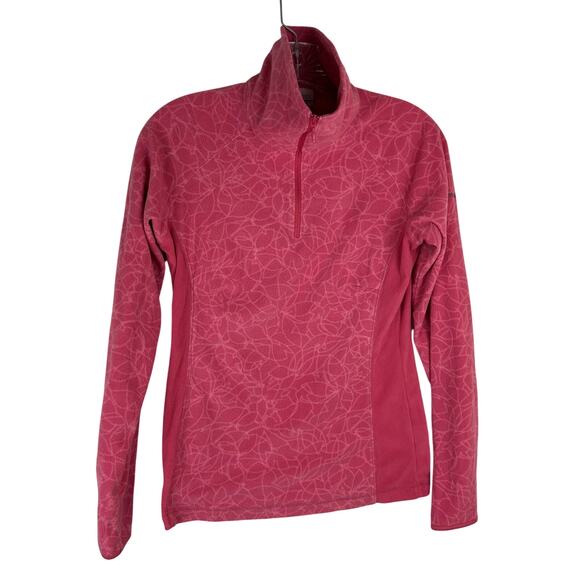 Columbia Women's Glacial IV Half Zip Fleece Top Size XS Pink Shirt - Picture 1 of 7